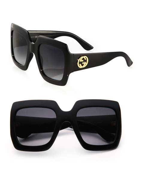 gucci square sunglasses|gucci women's oversized square sunglasses.